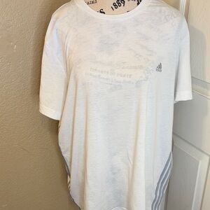 Adidas Men's White Short Sleeve Tee